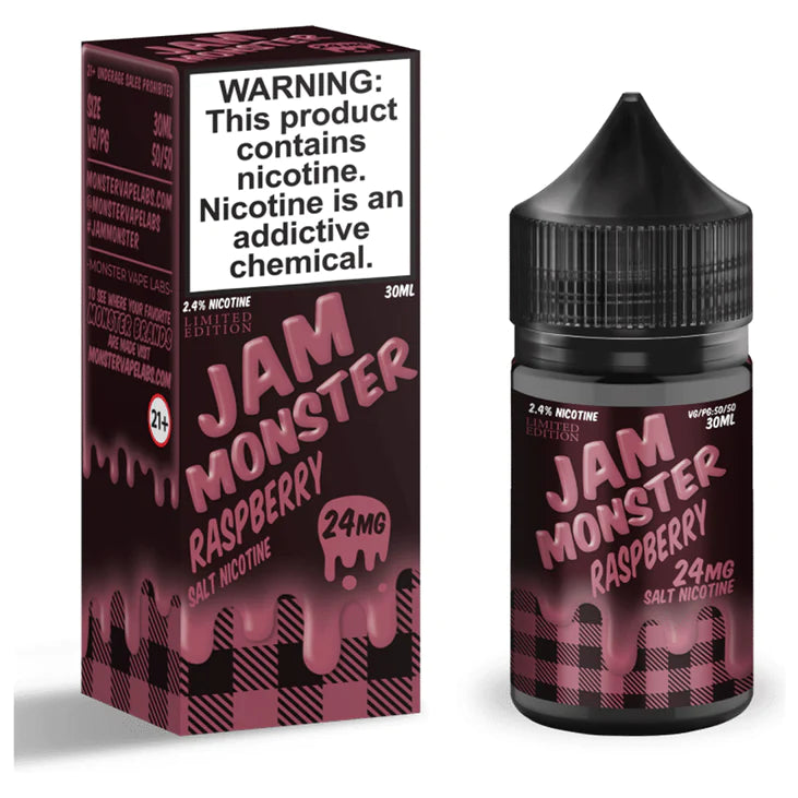 JAM MONSTER SALT NIC E-LIQUID - 24MG / 30ML