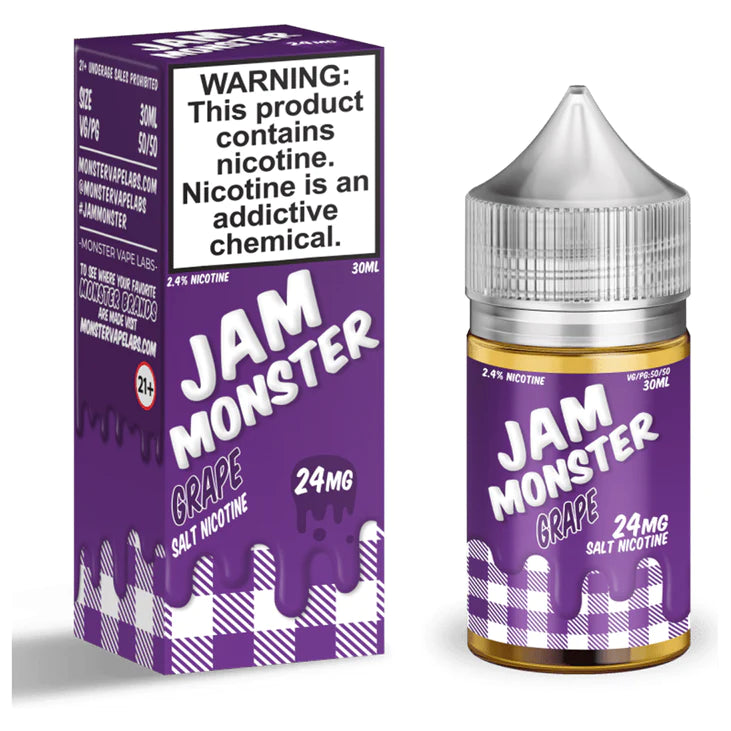JAM MONSTER SALT NIC E-LIQUID - 48MG / 30ML