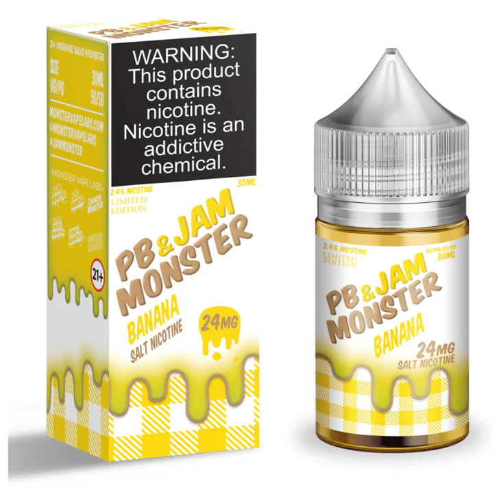 PB & JAM MONSTER SALT NIC E-LIQUID - 48MG / 30ML