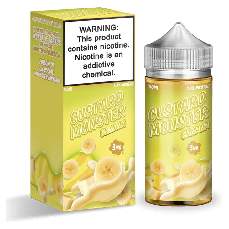 CUSTARD MONSTER E-LIQUID - 3MG / 100ML