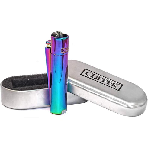 CLIPPER METAL LIGHTERS  - 12CT DISPLAY