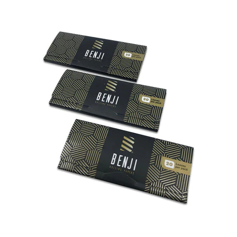 BENJI $100 ROLLING PAPERS & TIPS - 24CT BOX