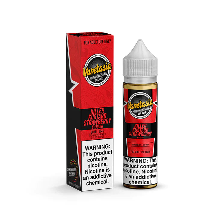VAPETASIA KILLER KUSTARD E-LIQUID - 3MG (100ML)
