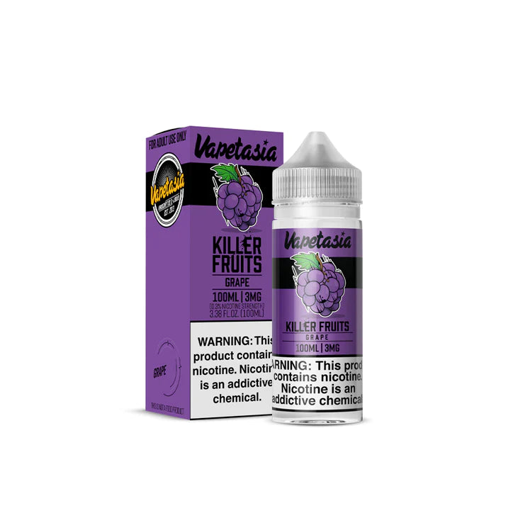 VAPETASIA KILLER FRUITS TFN E-LIQUID - 3MG (100ML)
