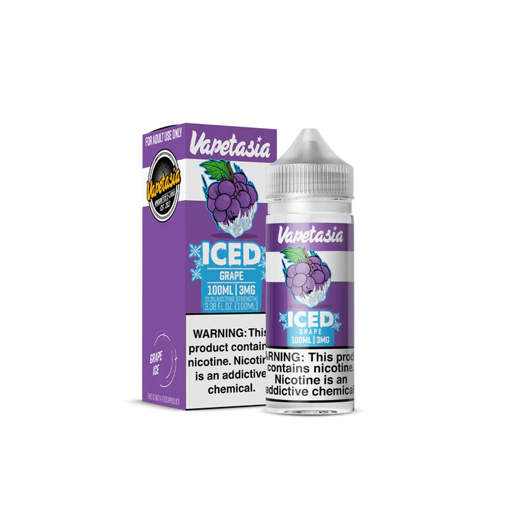 VAPETASIA ICED KILLER FRUIT E-LIQUID - 3MG (100ML)