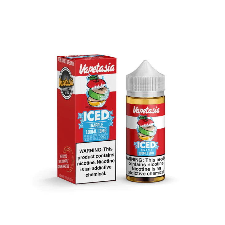 VAPETASIA ICED KILLER FRUIT E-LIQUID - 3MG (100ML)