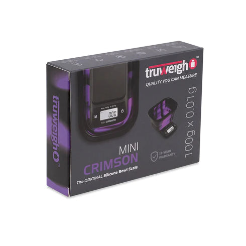 TRUWEIGH MINI CRIMSON SIL BOWL SCALE - 100GX0.01G