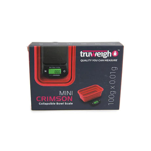 TRUWEIGH MINI CRIMSON SIL BOWL SCALE - 100GX0.01G