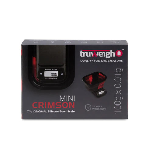 TRUWEIGH MINI CRIMSON SIL BOWL SCALE - 100GX0.01G