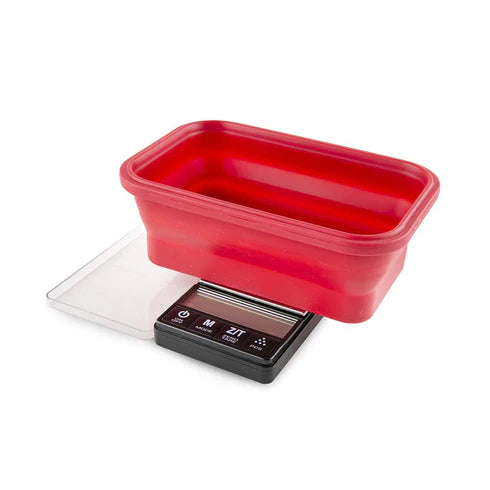 TRUWEIGH CRIMSON COLLAPSIBLE BOWL SCALE 1000GX0.1G