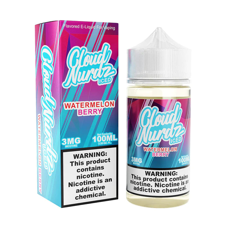 CLOUD NURDZ ICED E-LIQUID - 3MG (100ML)