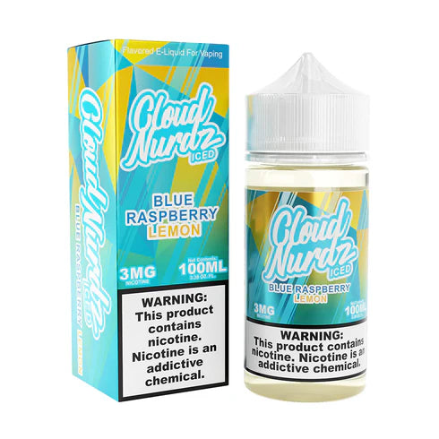 CLOUD NURDZ ICED E-LIQUID - 3MG (100ML)