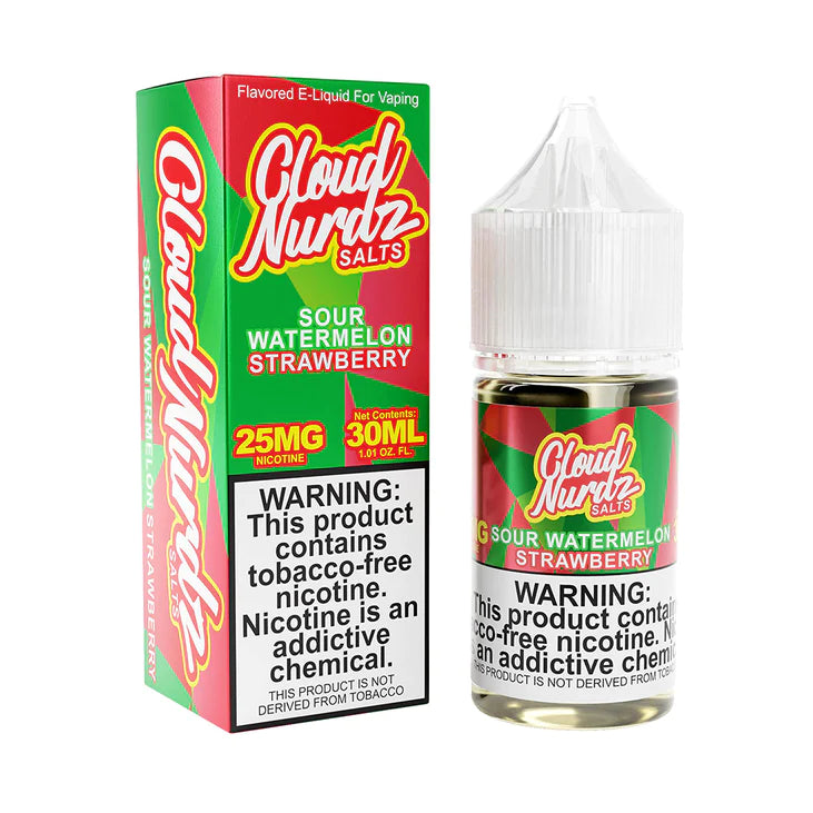 CLOUD NURDZ SALT E-LIQUID - 25MG (30ML)