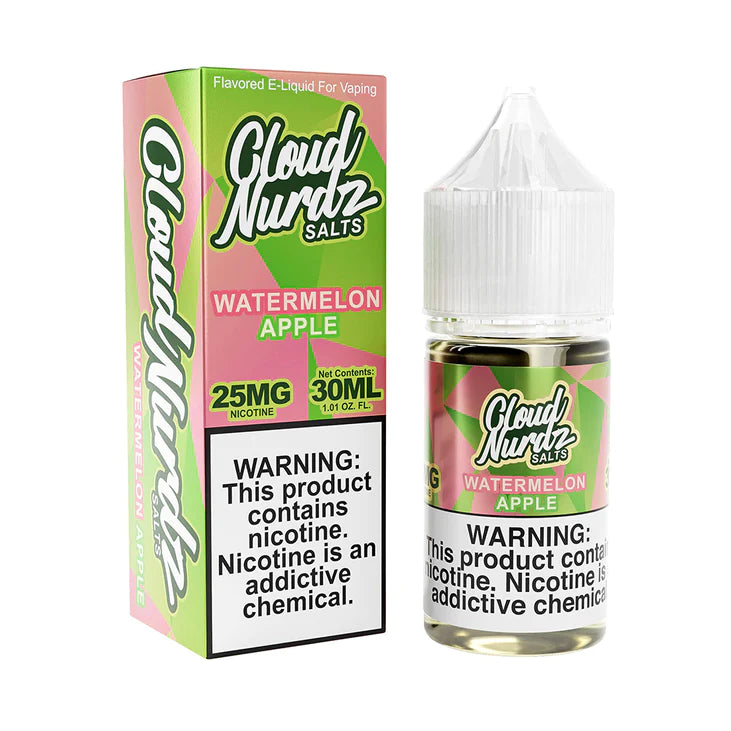 CLOUD NURDZ SALT E-LIQUID - 25MG (30ML)