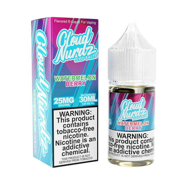CLOUD NURDZ ICED SALT E-LIQUID - 25MG (30ML)
