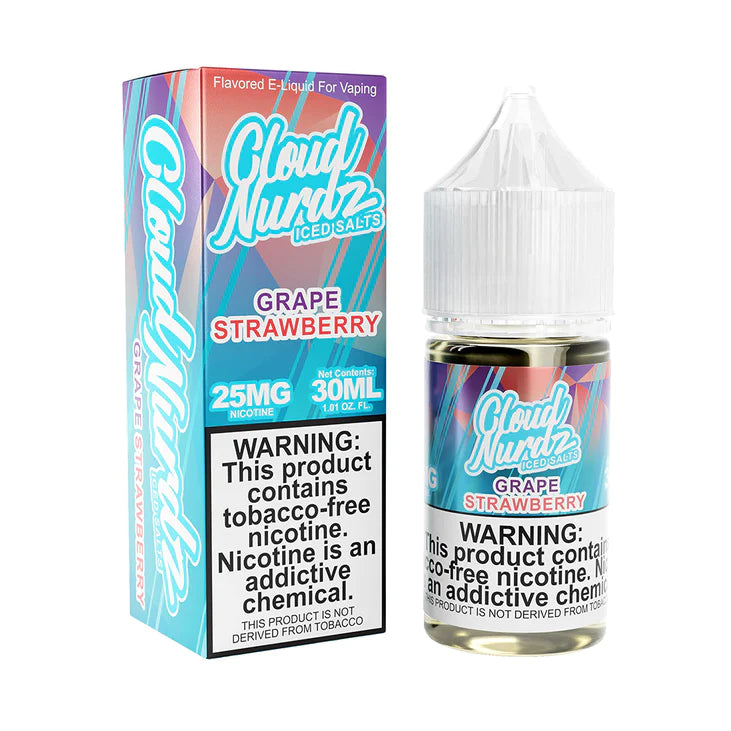 CLOUD NURDZ ICED SALT E-LIQUID - 50MG (30ML)