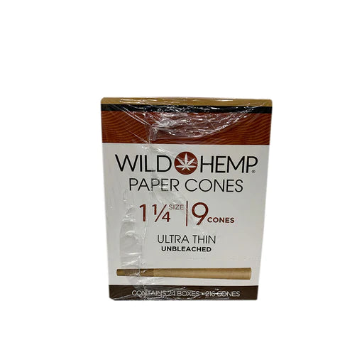 WILD HEMP 1 1/4 CONES - 24CT