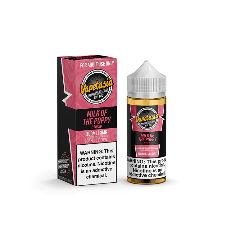 VAPETASIA E-LIQUID - 6MG (100ML)