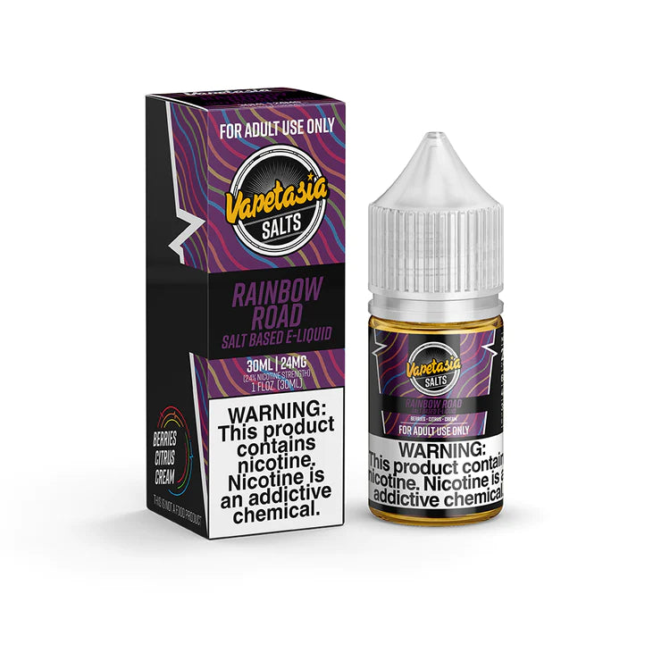 VAPETASIA SALT NIC E-LIQUID - 24MG (30ML)