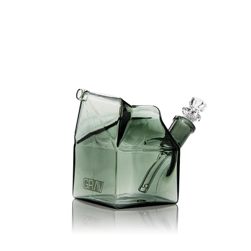 GRAV COLORED MILK CARTON BUBBLER
