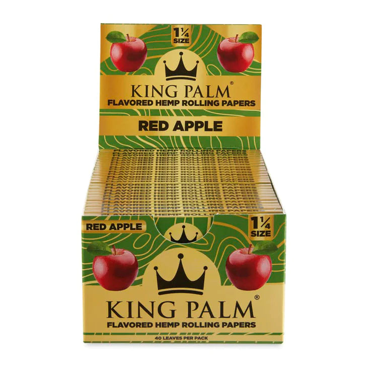 KING PALM FLAVOR HEMP 1 1/4 ROLLING PAPERS - 50CT