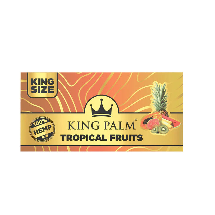 KING PALM FLAVOR HEMP KING SIZE PAPERS & TIPS 22CT