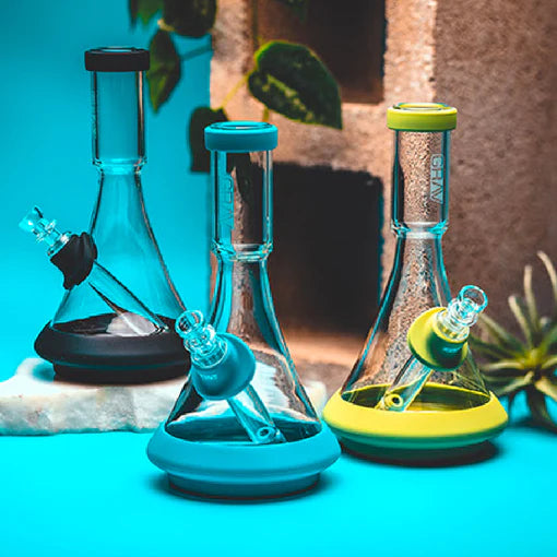 GRAV DECO WATER PIPE W/ SILICONE SKIN