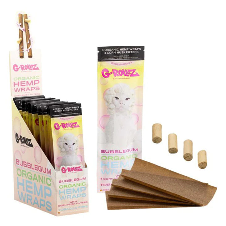 G ROLLZ PETS ROCK FLAVORED WRAPS 4CT - 15CT BOX