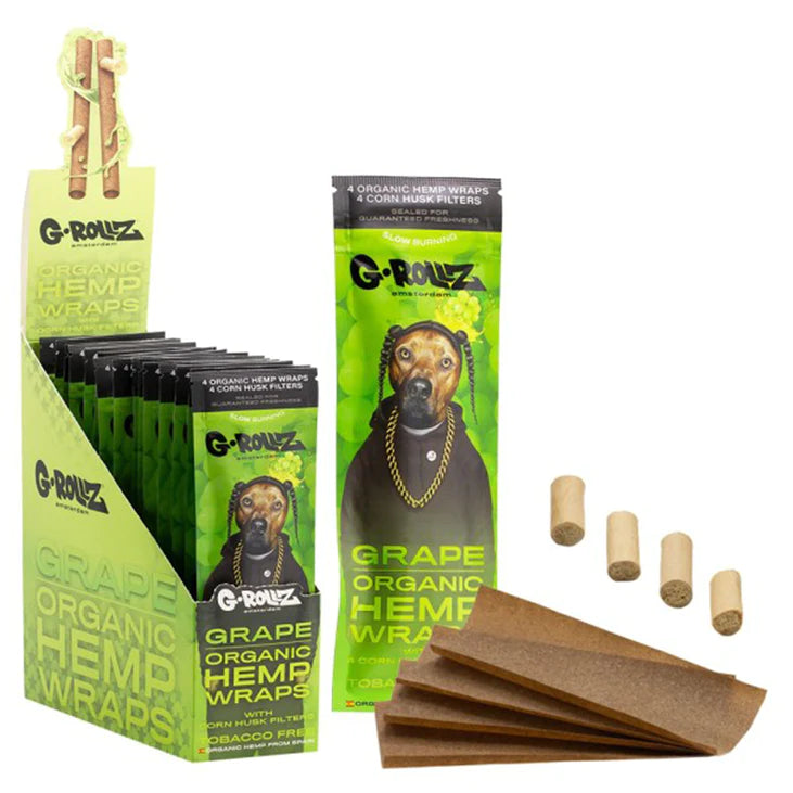 G ROLLZ PETS ROCK FLAVORED WRAPS 4CT - 15CT BOX