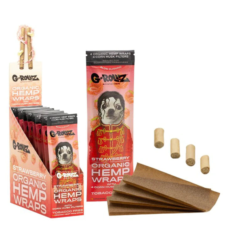 G ROLLZ PETS ROCK FLAVORED WRAPS 4CT - 15CT BOX