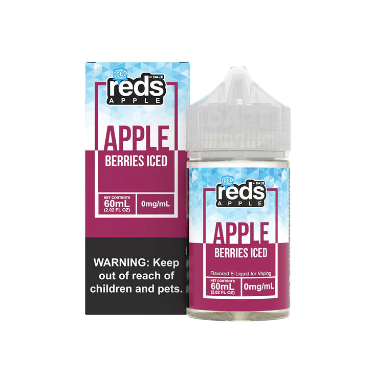 7DAZE REDS APPLE ICED E-LIQUID - 6MG (60ML)