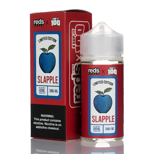 7DAZE X KEEP IT 100 - SLAPPLE E-LIQUID 6MG (100ML)
