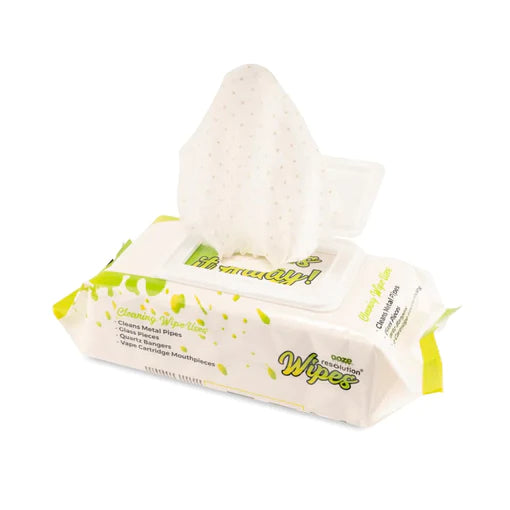 OOZE RESOLUTION GLASS CLEANING WIPES - 100CT