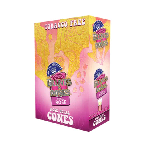 R.H. BLUNTS N ROSES - ROYAL ROSE GLASS TIPS 10CT