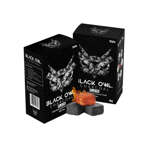 BLACK OWL CHARCOAL FLATS - 108CT