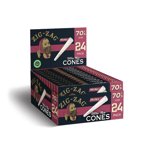 ZIG-ZAG 24PK CONES - 12CT
