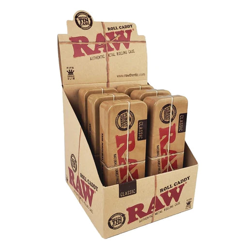RAW ROLL CADDY PAPER TINS 6CT