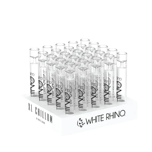 WHITE RHINO XL CHILLUM 25CT