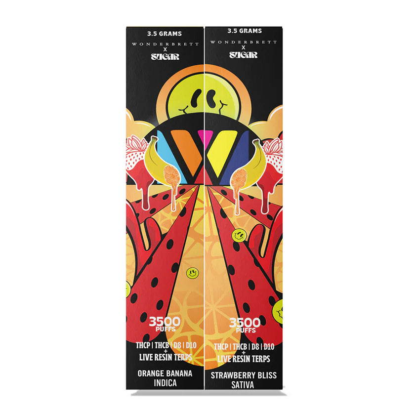 WONDERBRETT x SUGAR HEMP 3.5G DISPOSABLE 5CT