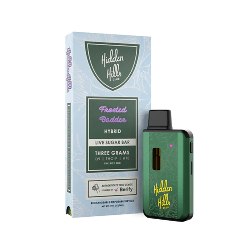 HIDDEN HILLS THE RIZZ MIX LIVE SUGAR 3G DISPOSABLE 5CT
