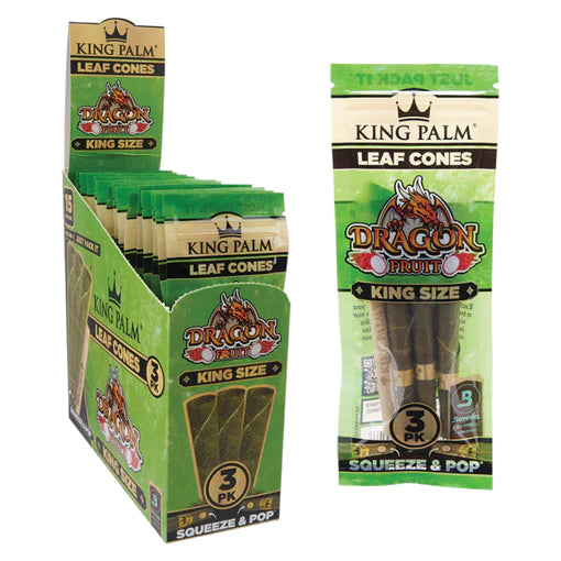 KING PALM FLAVORED KING SIZE CONES 3PK - 15CT