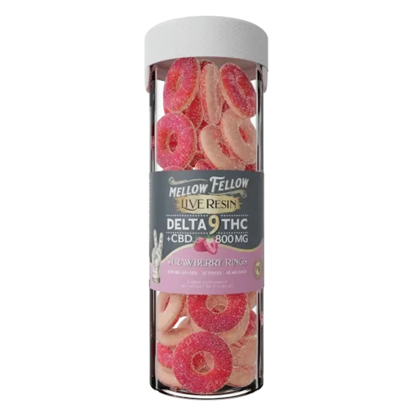 MELLOW FELLOW D9 800MG LIVE RESIN GUMMIES 20CT
