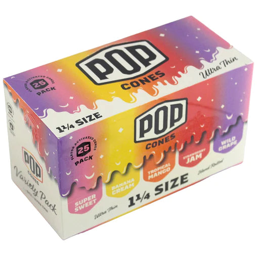 POP CONES 1 1/4  6PK - 25CT