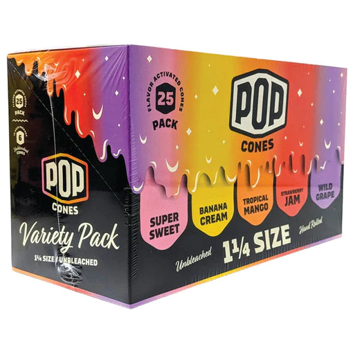 POP CONES 1 1/4  6PK - 25CT