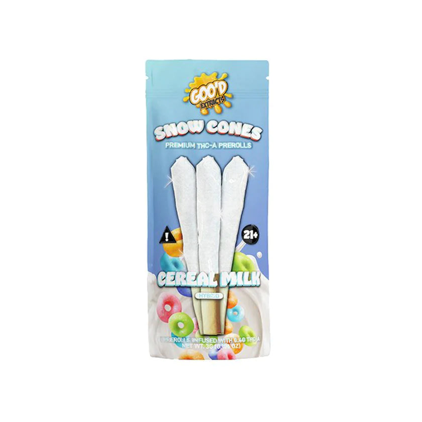 GOO'D EXTRACTS SNOW CONES HEMP PRE-ROLLS 5CT