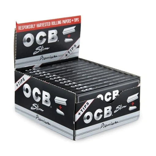 OCB ROLLING PAPERS W/ TIPS 24CT