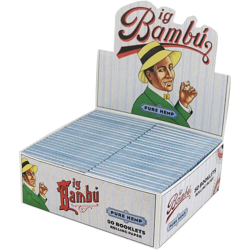BIG BAMBU PURE HEMP ROLLIING PAPERS 50CT