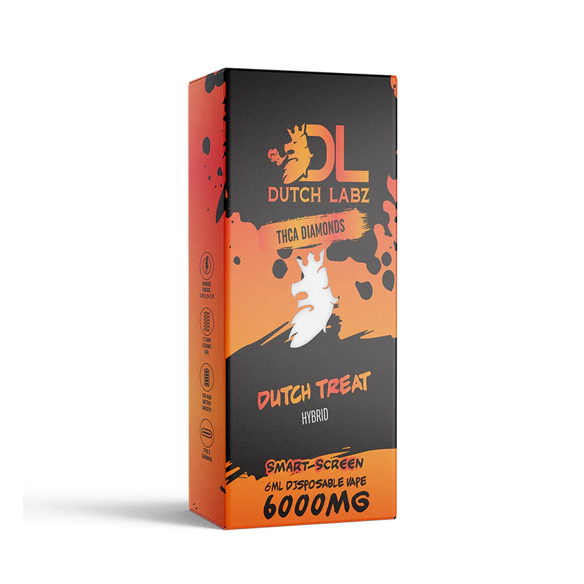 DUTCH LABZ 6G THCA HEMP DIAMONDS DISPOSABLE 5CT