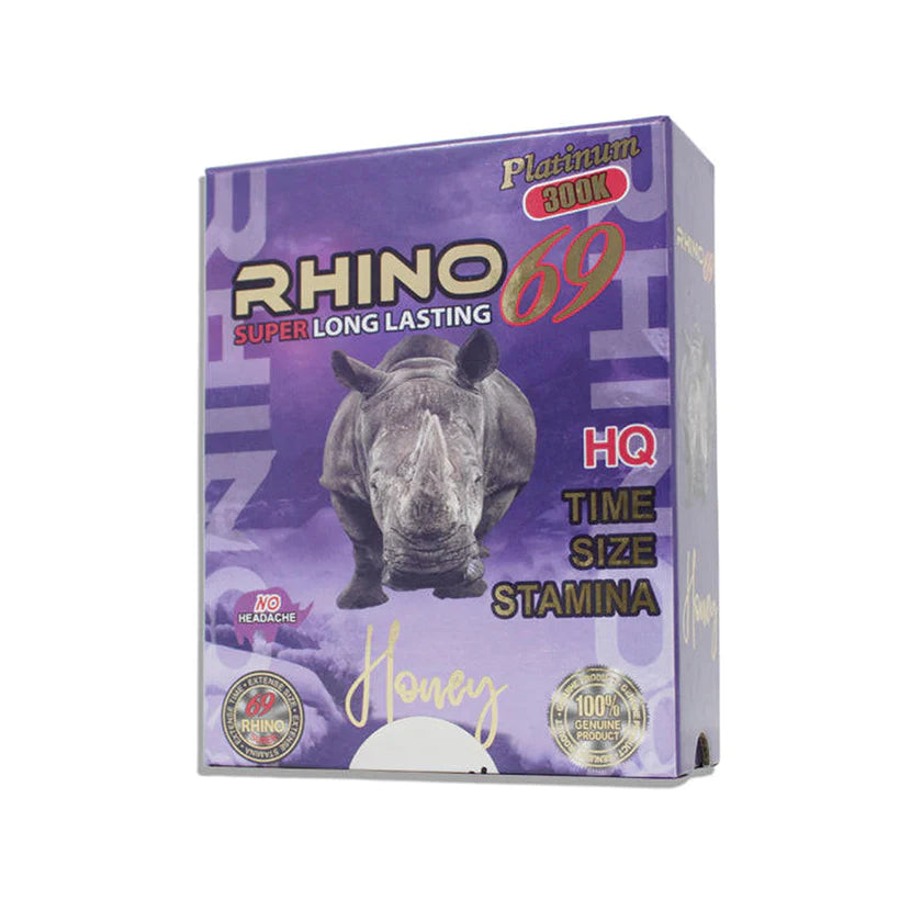 RHINO PLATINUM 300K HONEY 12CT