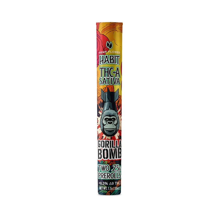 HABIT THCA HEMP PRE-ROLL 2PK 10CT